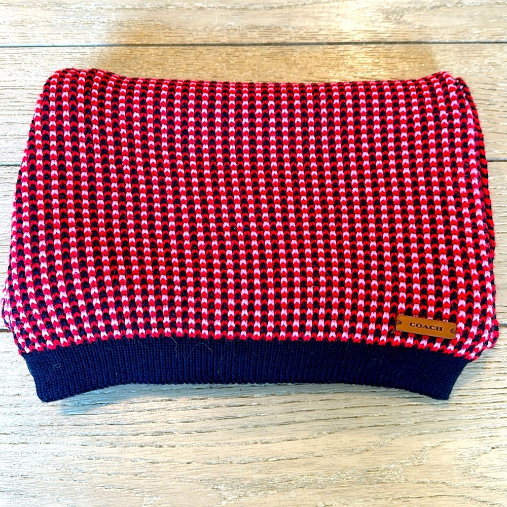 Coach “Will you be my valentine” Scarf